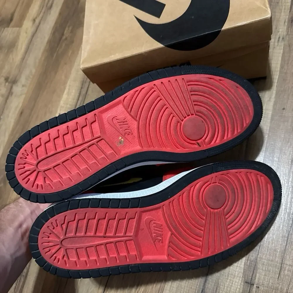 Air Jordan 1 Zoom CMFT Black Chile Red CT0978-006 Size 11